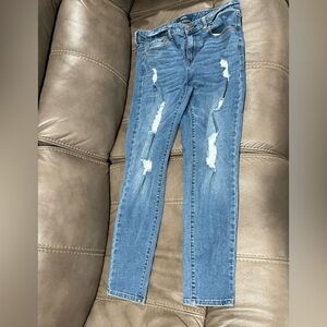 Aero Aeropostale distressed high rise jegging